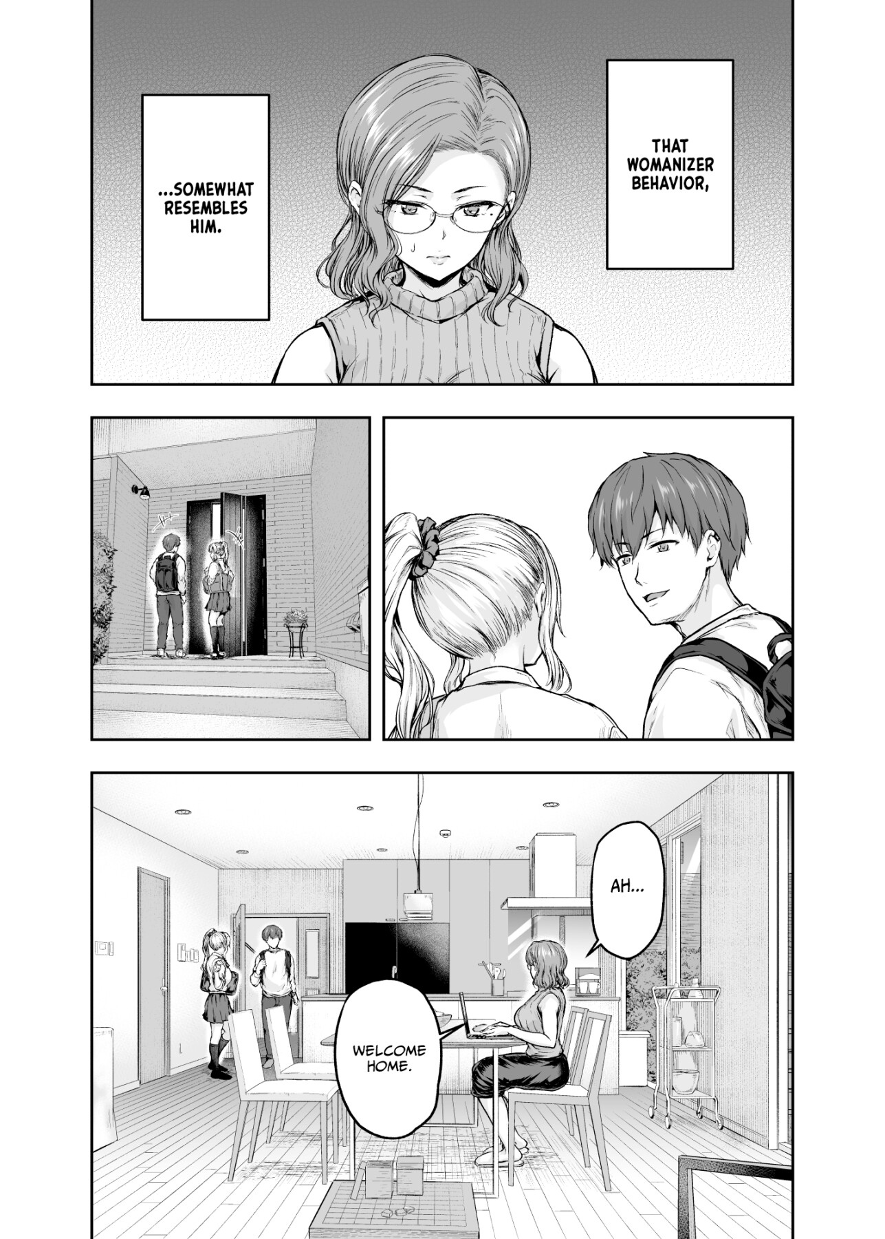 Hentai Manga Comic-Mom's obsessed with her Daughter's Boyfriend 1-Read-32